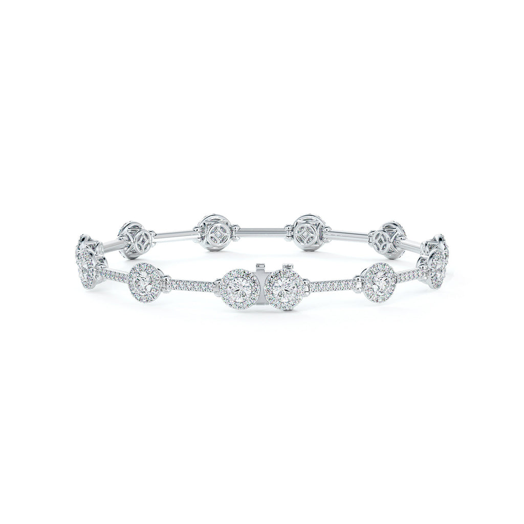The Centre of My Universe Halo Diamond Bracelet
