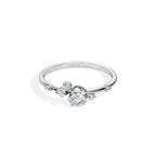 Yellow Gold Round Solitaire Diamond Engagement Ring