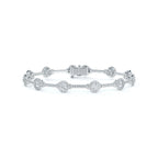 The Centre of My Universe Halo Diamond Bracelet