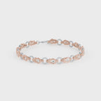 Encordia Knot Diamond Link Bracelet